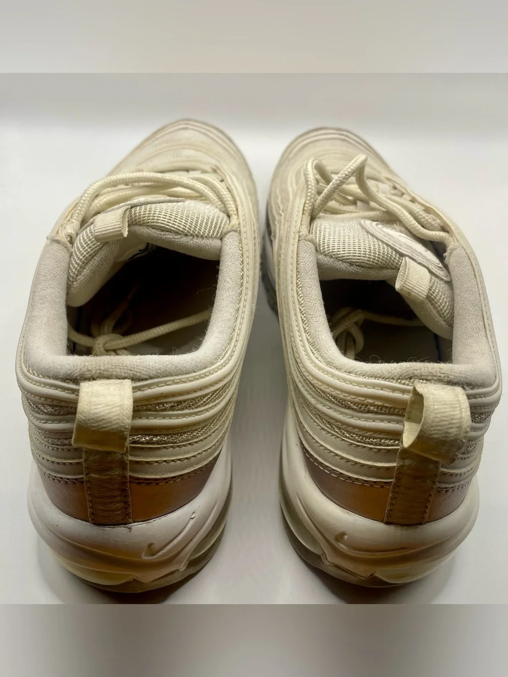 (Size 7Y) Nike Air Max 97 Shoes “Desert Sand” 921733-013 * Beige*